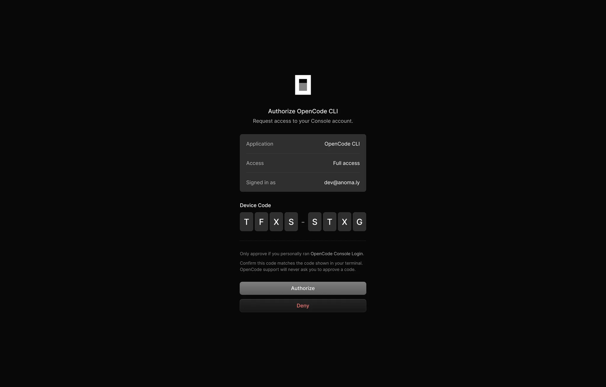 Dark Mode Auth Screens